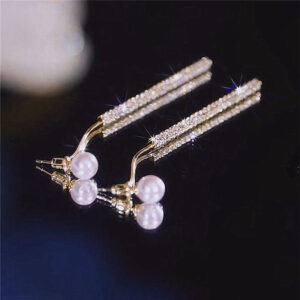 Geometric Long Dangle Earrings