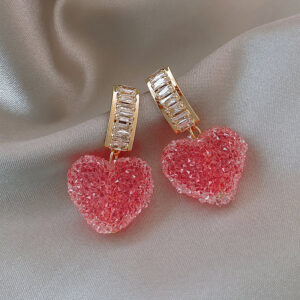 Candy Colored Earrings(Red)