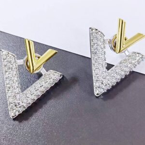 V Shape Earrings Jewelry(Gold)